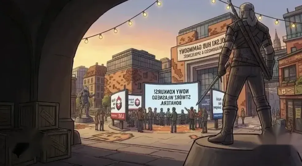 Dzielnica portowa o świcie